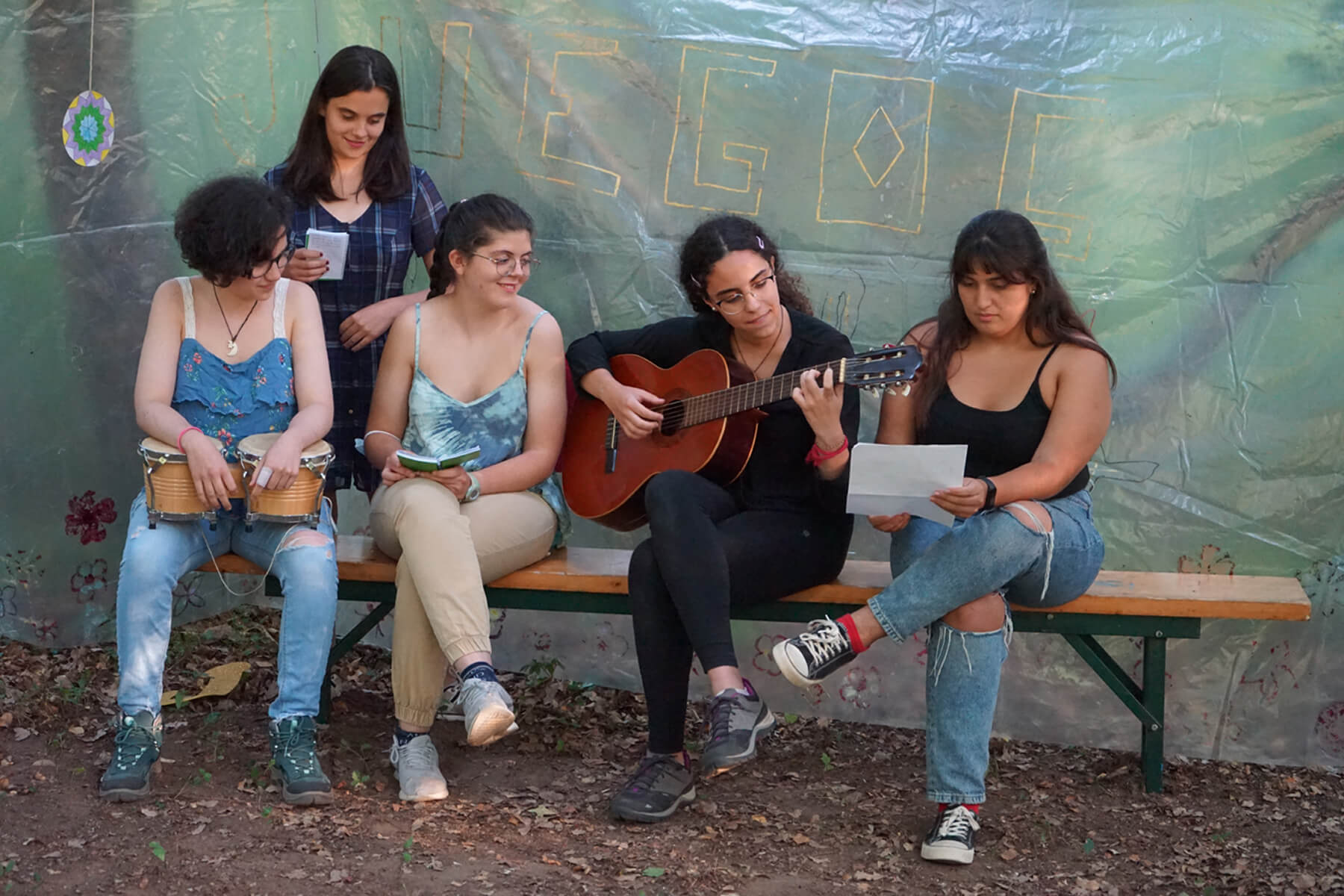 Participantes compartiendo una actividad formativa