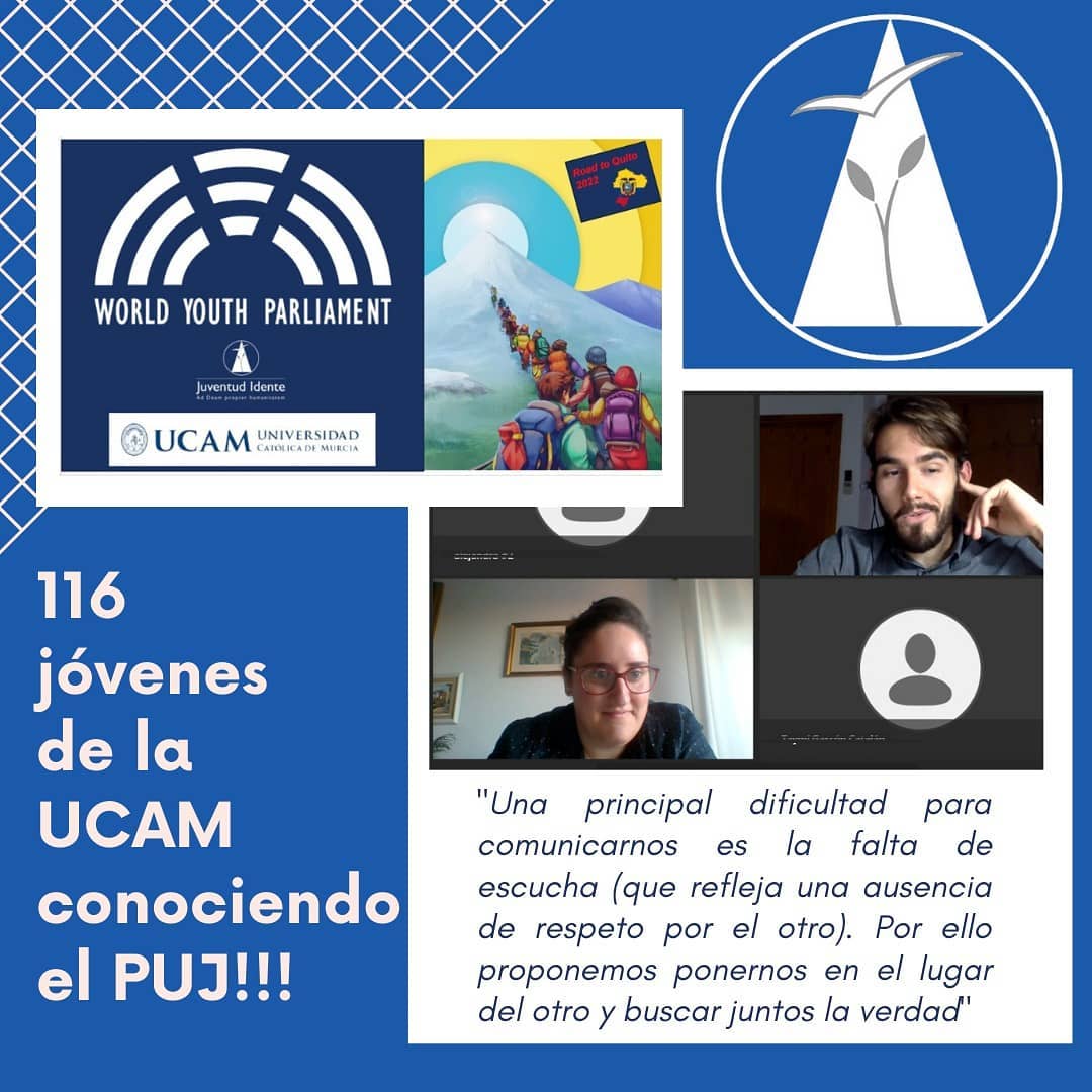 Más de 100 personas se dan cita en la UCAM para conocer el Parlamento Universal de la Juventud